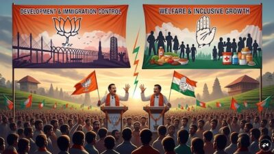 Assam Assembly Elections: BJP and Congress Present Divergent Strategies on Immigration, Welfare, and Development Initiatives