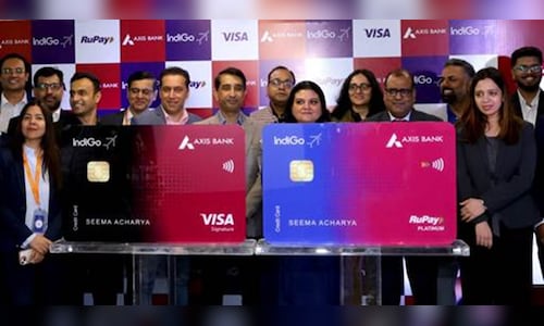 Axis Bank collaborates with IndiGo to launch two credit cards designed for travelers.