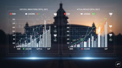 Before the Tamil Nadu exit poll results, examining the accuracy of predictions from 2016 and 2021 against the actual outcomes.