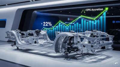 Bosch announces chassis partnership projected to increase revenue by 22% and enhance EPS.
