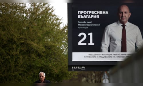 Bulgaria casts ballots as ex-president with pro-Russian ties tops the polls.