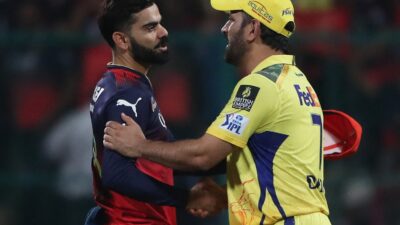 Chennai Super Kings choose to field first after winning the toss.