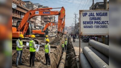 EMS secures ₹209 crore sewer projects in Varanasi as the lowest bidder.