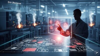 Eris reports problems identified at Swiss Parenterals facilities; expected effect appears limited.