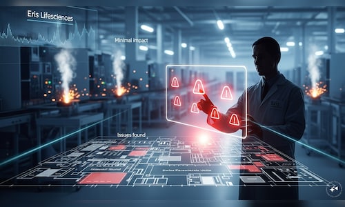 Eris reports problems identified at Swiss Parenterals facilities; expected effect appears limited.