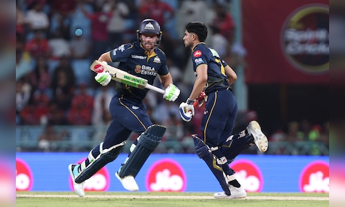 Gujarat Titans secure an easy seven-wicket victory against Lucknow Super Giants.