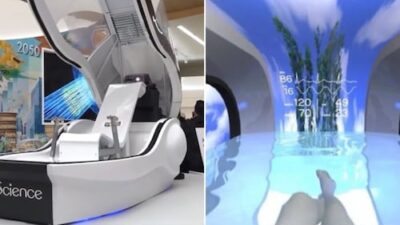 In Japan, a 'human washing machine' that cleans and dries users in just 15 minutes is causing a stir.