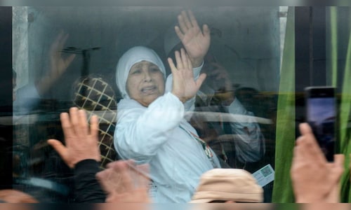 Initial group of Indian pilgrims reaches Saudi Arabia for Hajj.