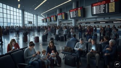 Over 4,000 Flight Delays and 100+ Cancellations Across the U.S.: Significant Impact on Major Airports and Airlines