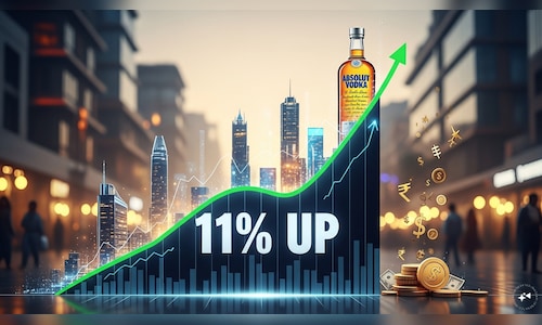 Pernod Ricard India's revenue increases by 11% in the March quarter.