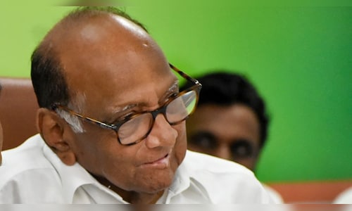 Sharad Pawar hospitalized at Breach Candy in Mumbai.