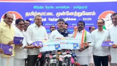 Tamil Nadu Elections: Congress Pledges 300,000 Jobs and Universal Basic Income in Campaign Manifesto