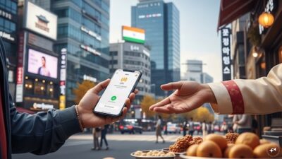 Travelers can now utilize India's UPI for instant payments in South Korea.