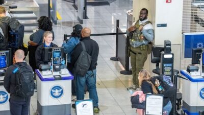 Trump suggests eliminating 9,400 TSA positions and reducing the budget by $1.5 billion.