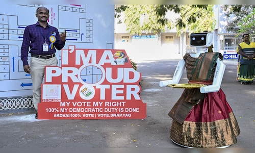 Tune In | Discover How Robot Tina Captivated the Coimbatore Polling Booth