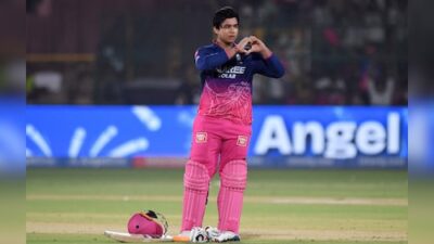 Vaibhav Sooryavanshi scores 103 runs off 37 balls, leading Rajasthan Royals to a total of 228 in their match against SRH.