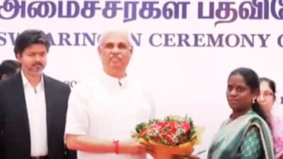 A motivational 28-year-old homemaker is now the youngest minister in the Tamil Nadu government.
