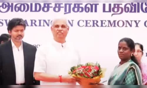 A motivational 28-year-old homemaker is now the youngest minister in the Tamil Nadu government.