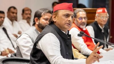 Akhilesh Yadav announces that the Samajwadi Party has terminated its contract with I-PAC due to financial limitations.