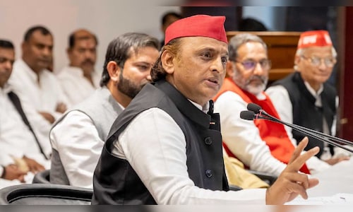Akhilesh Yadav announces that the Samajwadi Party has terminated its contract with I-PAC due to financial limitations.
