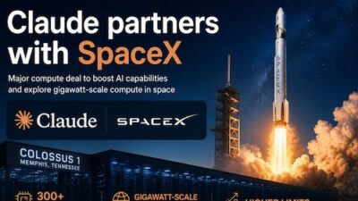 Anthropic partners with SpaceX to enhance computing capacity and manage increased AI demand.