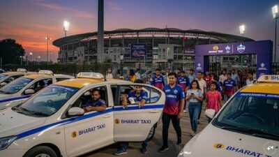 Bharat Taxi Partners with Delhi Capitals for Mobility Collaboration in IPL 2026