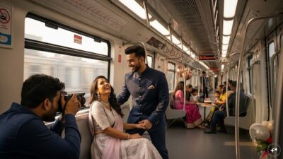 Bhopal and Indore Metro Trains Now Host Birthday Celebrations and Pre-Wedding Photoshoots