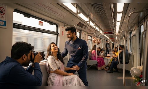 Bhopal and Indore Metro Trains Now Host Birthday Celebrations and Pre-Wedding Photoshoots