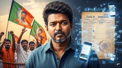 Did Thalapathy Vijay achieve a 64.6% in his 10th-grade exams? Reported mark sheet generates online discussion.