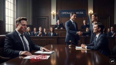 Elon Musk faces defeat in crucial OpenAI lawsuit as jury supports Sam Altman.