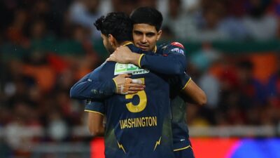 Gujarat scores 229 runs for 4 wickets against Chennai.