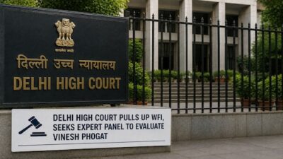 HC criticizes WFI for ruling Vinesh Phogat ineligible
