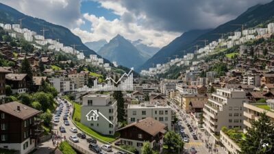 Housing crunch in Switzerland's booming area drives backing for population limits.