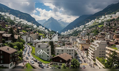 Housing crunch in Switzerland's booming area drives backing for population limits.