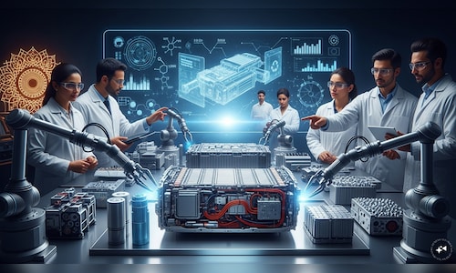 India and EU Launch ₹169 Crore EV Battery Recycling Initiative for Startups and Universities