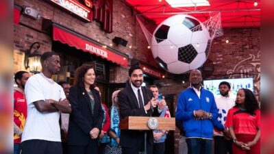 New York City locals offered World Cup tickets for $50, including complimentary transportation to the stadium.