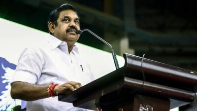 Palaniswami leads important AIADMK officials meeting in the face of rebel challenges.