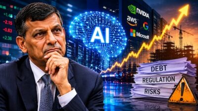 Raghuram Rajan cautions against AI hype, predicts that not all participants will endure.