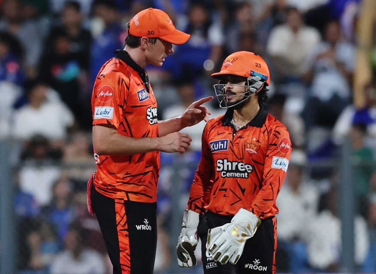 SRH chooses to bat first after winning the toss.