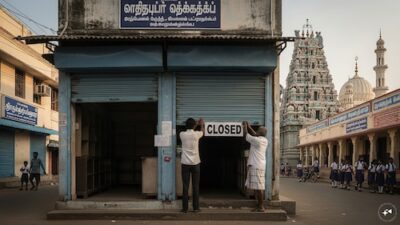 Tamil Nadu Chief Minister Joseph Vijay mandates the shutdown of 717 TASMAC liquor stores located adjacent to places of worship, schools, and bus stations.