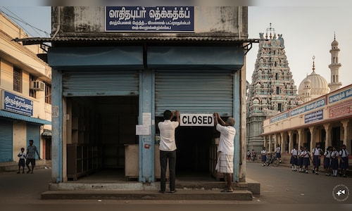 Tamil Nadu Chief Minister Joseph Vijay mandates the shutdown of 717 TASMAC liquor stores located adjacent to places of worship, schools, and bus stations.