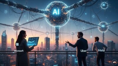 Tech Giants Tackle Rising AI Expenses as Microsoft, Uber, and Meta Reevaluate Investments and Returns