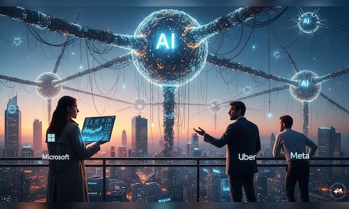 Tech Giants Tackle Rising AI Expenses as Microsoft, Uber, and Meta Reevaluate Investments and Returns