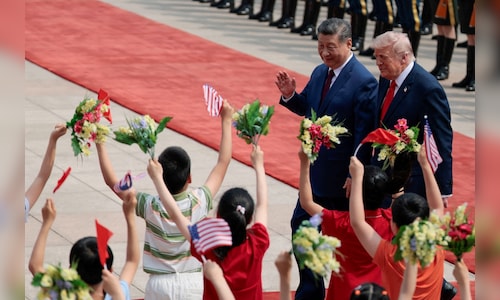 Trump Welcomed by Xi in Beijing as High-Stakes Summit Talks Kick Off | Photo Highlights