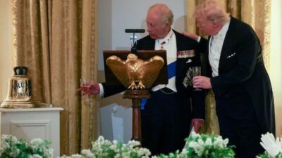 Trump announces he will remove specific tariffs on Scotch whisky following royal visit.