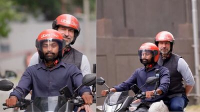 Uber CEO Dara Khosrowshahi takes an Uber bike in India, advocates for ₹25 fares and Delhi Metro integration through ONDC.