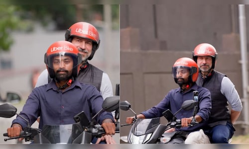 Uber CEO Dara Khosrowshahi takes an Uber bike in India, advocates for ₹25 fares and Delhi Metro integration through ONDC.