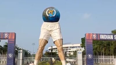 "Unattractive statue": West Bengal sports minister reveals plans to take down Salt Lake Stadium sculpture.