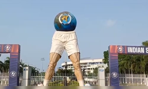 "Unattractive statue": West Bengal sports minister reveals plans to take down Salt Lake Stadium sculpture.