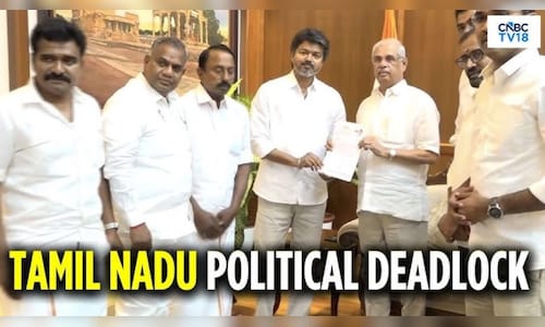 Vijay's TVK threatens that all MLAs will step down if DMK and AIADMK collaborate to form the Tamil Nadu government.